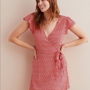 Aerie NWT XS flirty wrap mini dress